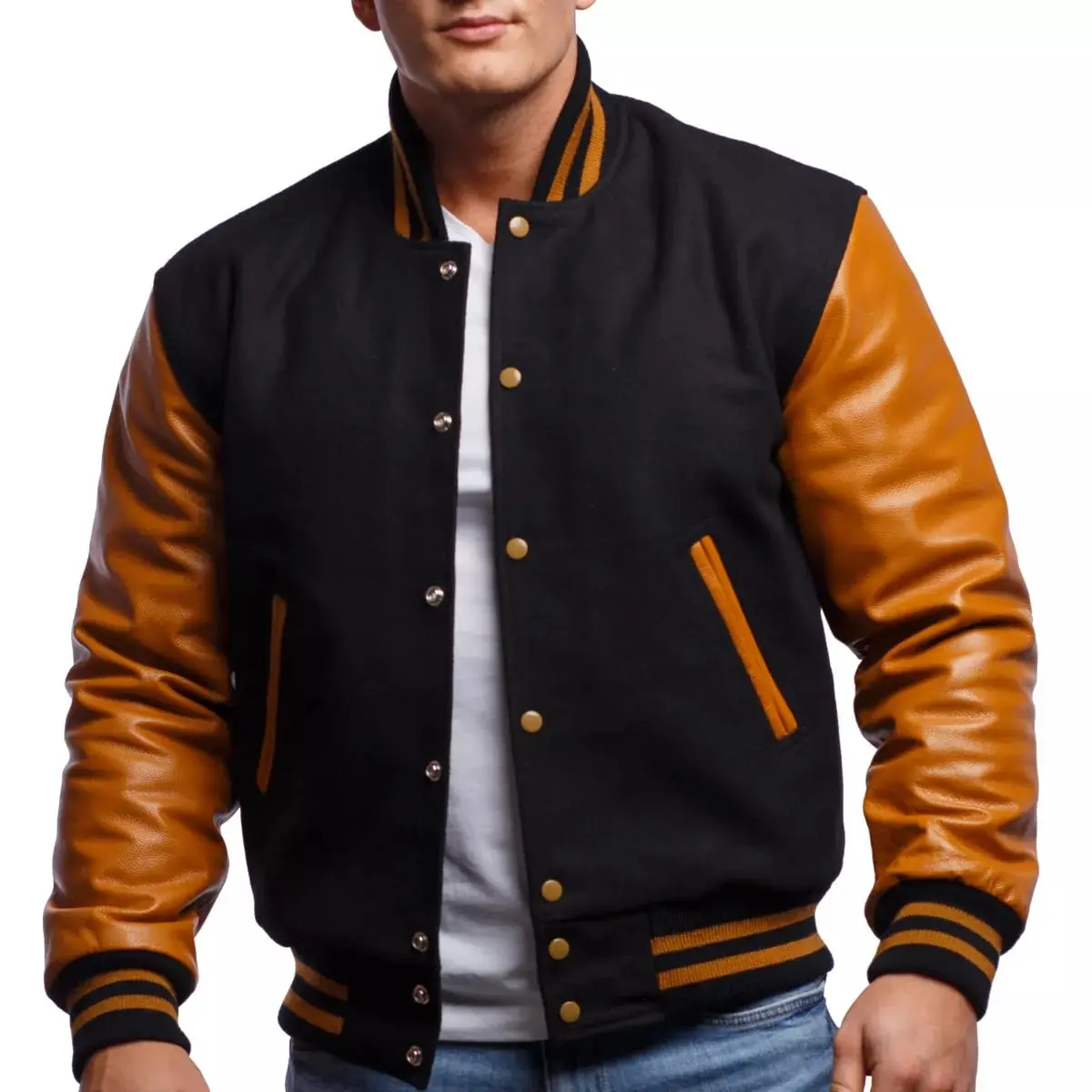Кожаные куртки Varsity для мужчин