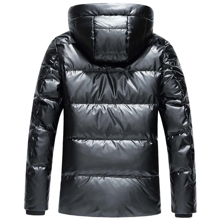 2021 Прямая продажа с фабрики Детский пуховик простой черный блестящий 100% полиэфиром легкий оптом