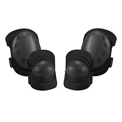 
Diamond Talk Military Tactical Knee Pad Elbow Pad Set,Airsoft Knee Elbow Protective Pads Combat Paintall Skate Outdoor Sports 