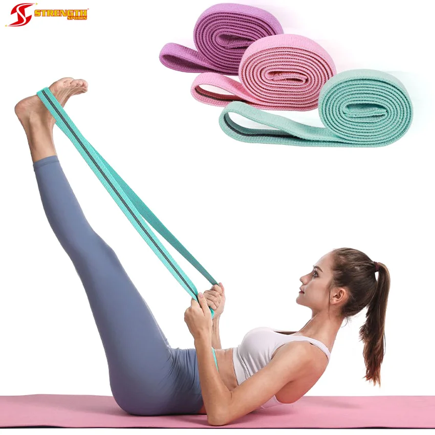 Изготовленные на заказ однотонные длинные эластичные ленты ткань с принтом логотипа низкая цена