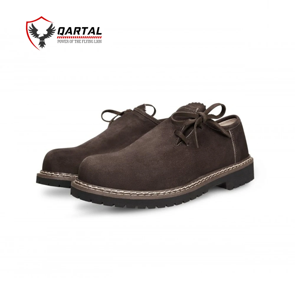 New Design  Genuine Leather Shoes Bavarian Custom Embroidery Shoes High Quality German Trachten Lederhosen Shoes