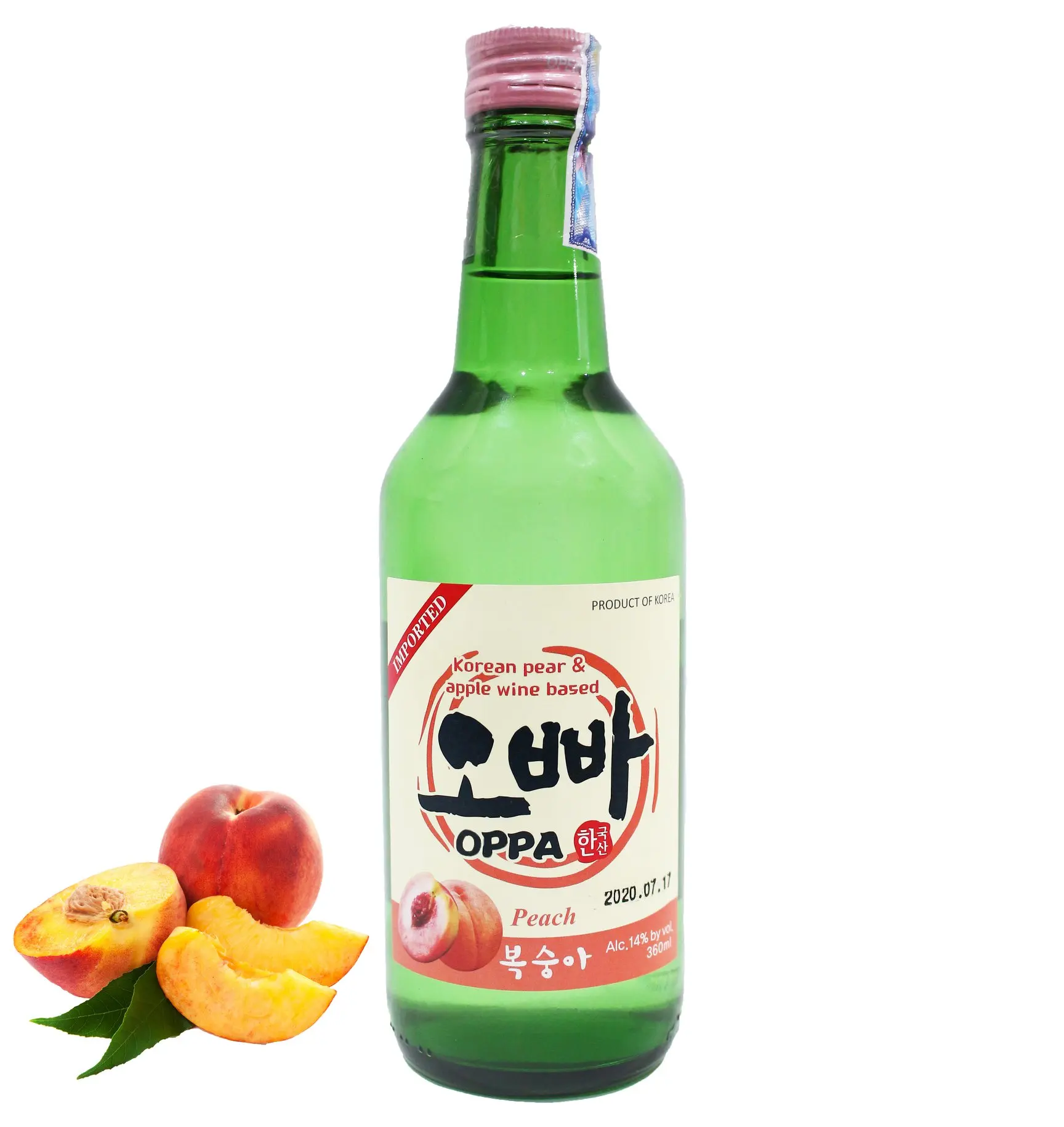  Корейский Oppa Soju 360 мл рисовое вино спиртовой напиток оригинальный аромат дыни манго малины йогурта