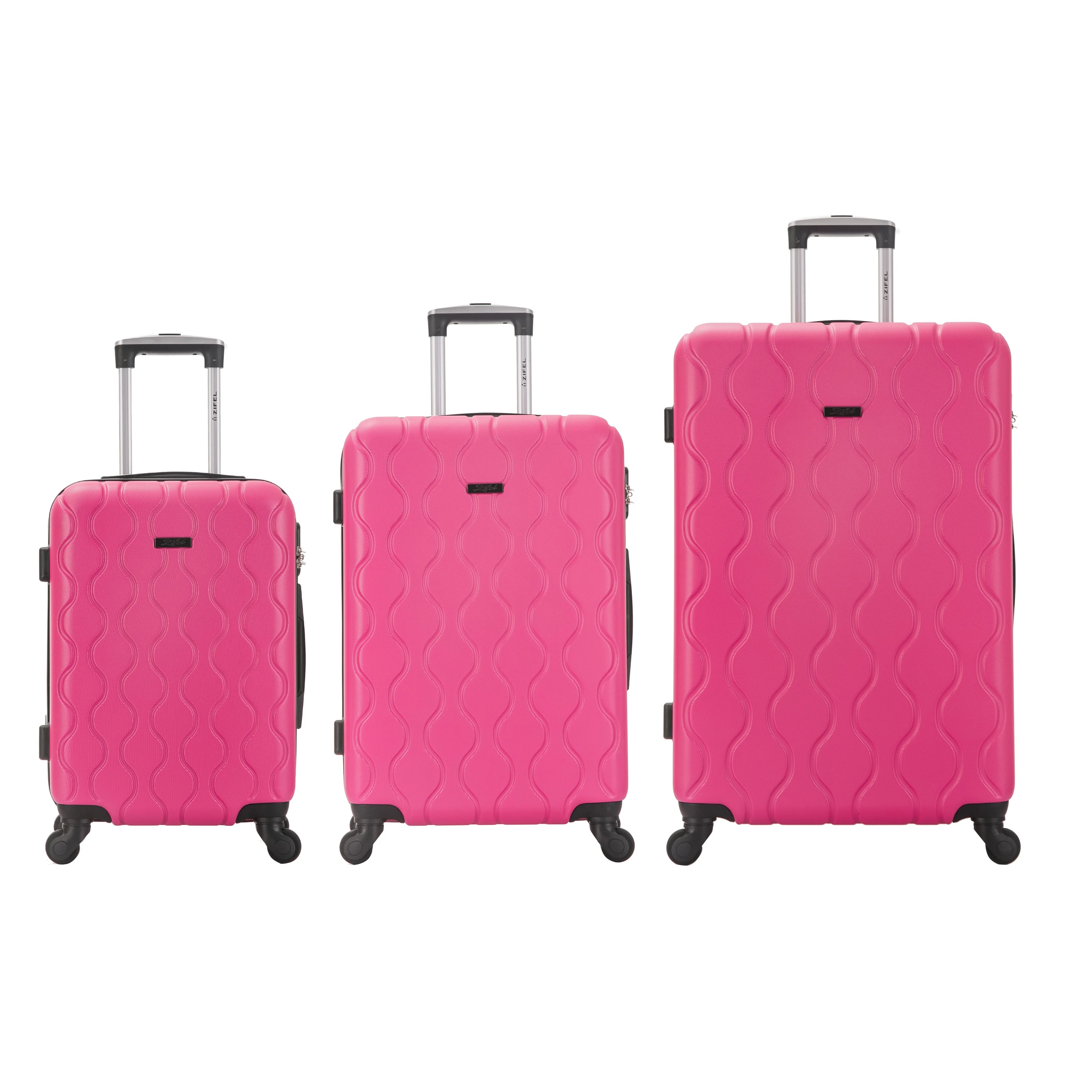 6pcs Plastic Hard Shell Traveling Trolley suitcase 12/15/20/24/28/32inch Strong and Durable Luggage