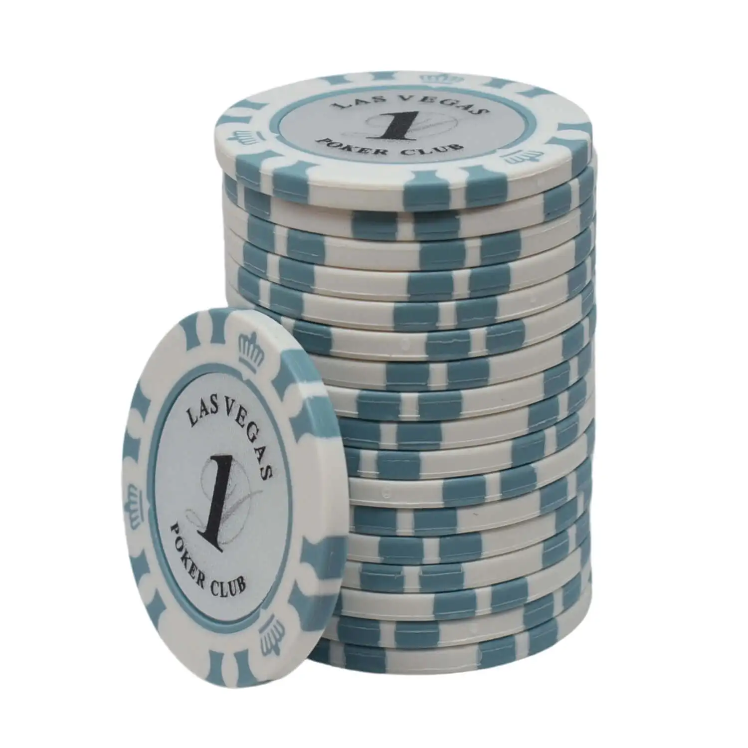 13.5 Gram Las Vegas Poker Club Clay chips
