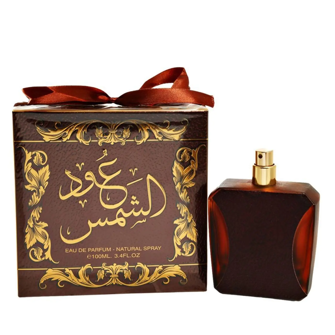Perfume Oud Al Shams ARD AL ZAAFARAN Eau de Perfume 100 ML Non Alcohol Dubai perfumes