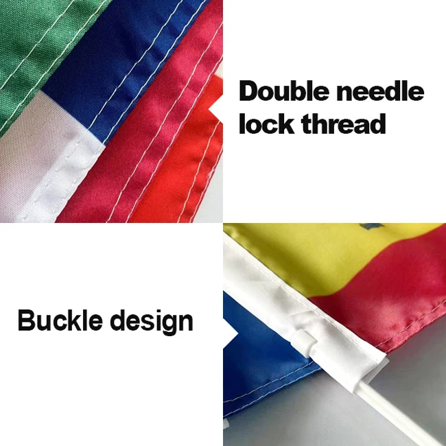 Outdoor flying flag  football match Netherlands football team Sneijder car flag custom Dutch Football Team car flag