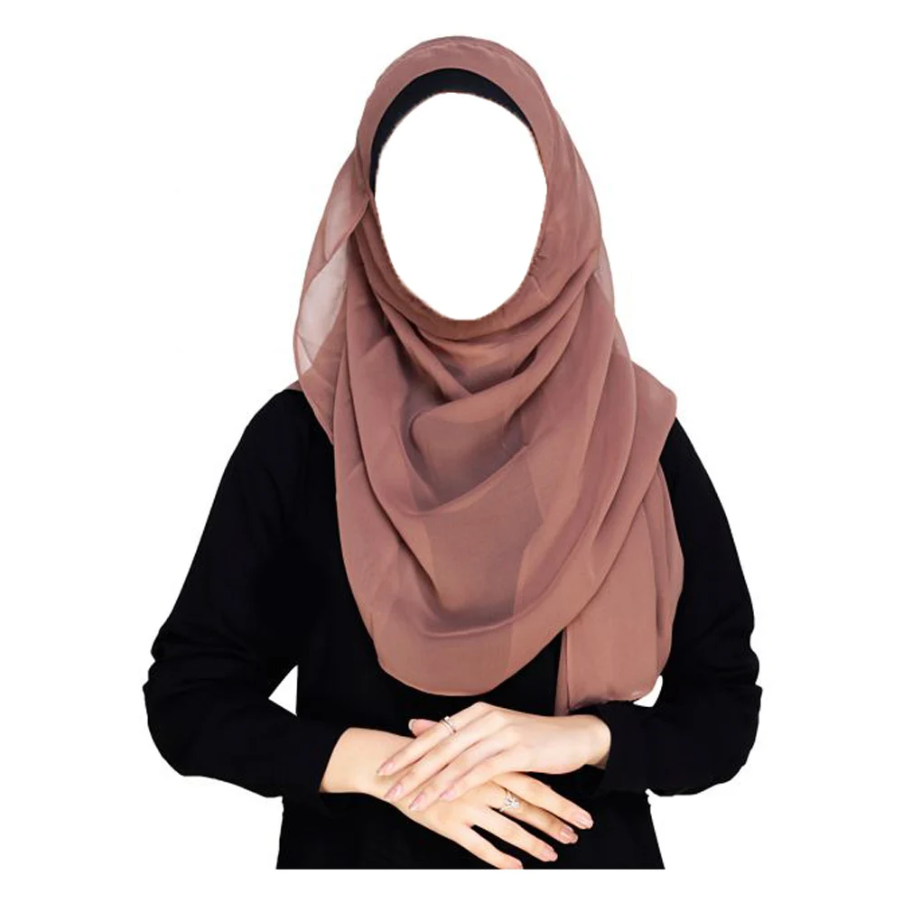 hot selling women hijab latest muslims style 2022 new fashion wholesale Plain Design Muslim Ladies Custom Color