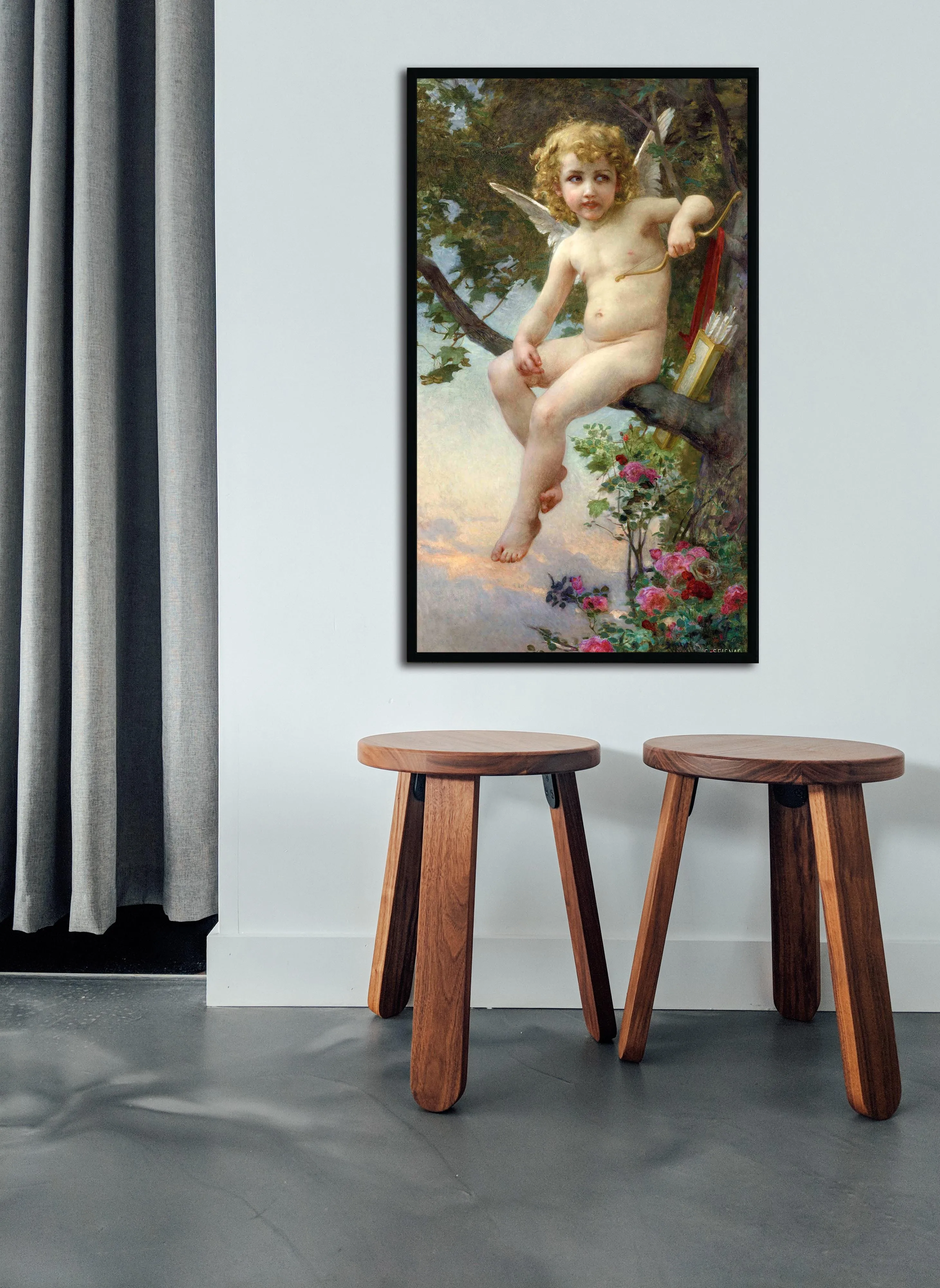 
Museum Quality Reproduction Handmade Sexy Lady Oil Painting 