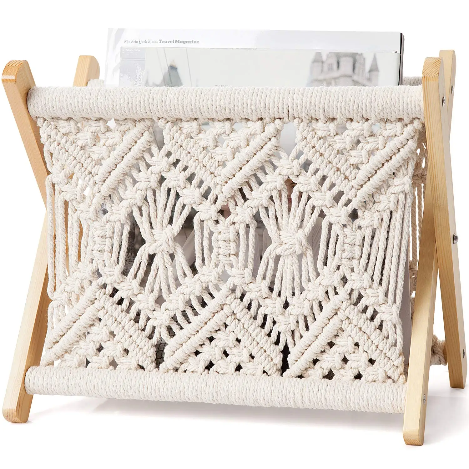 Оптовая продажа, новый популярный держатель для журнала Macrame, лучшее качество от Isar International LLP
