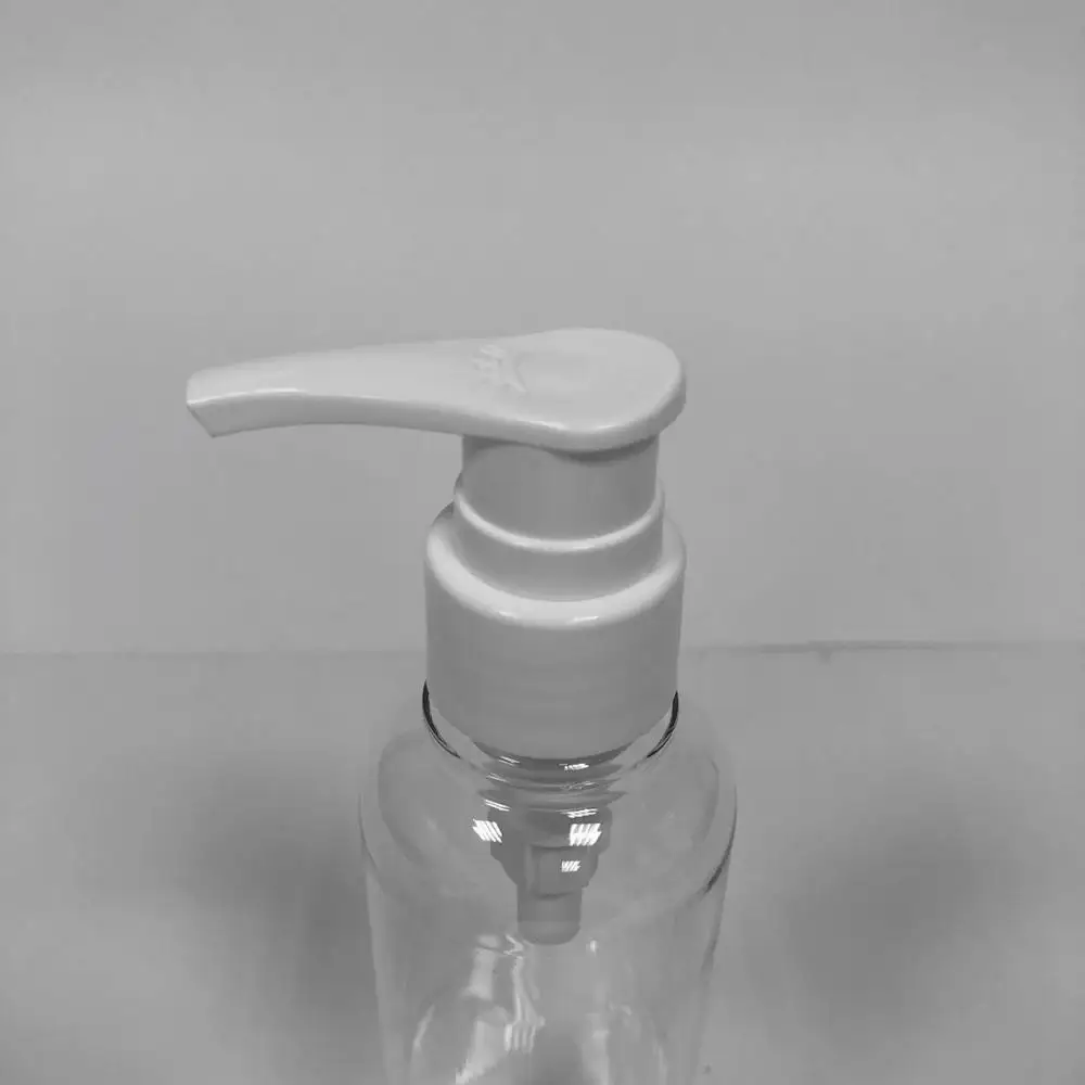 50ml~500ml clear cosmetic PETG skin care plastic round bottle with white pump