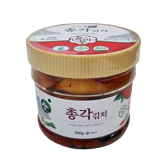 Корейский Традиционный свежий хрустящий острый редис кимчи, Сделано в Корее