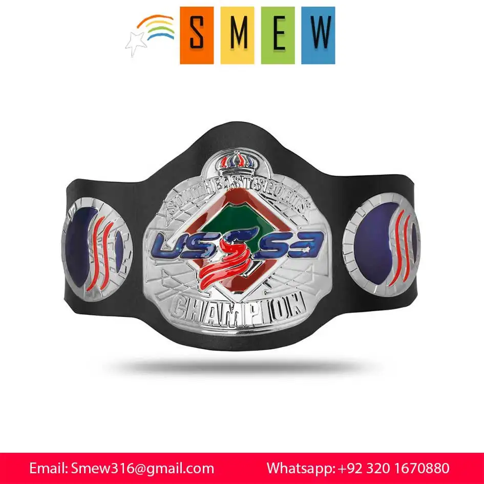 High quality cheap fitness custom wrestling boxing belt new design championship belts