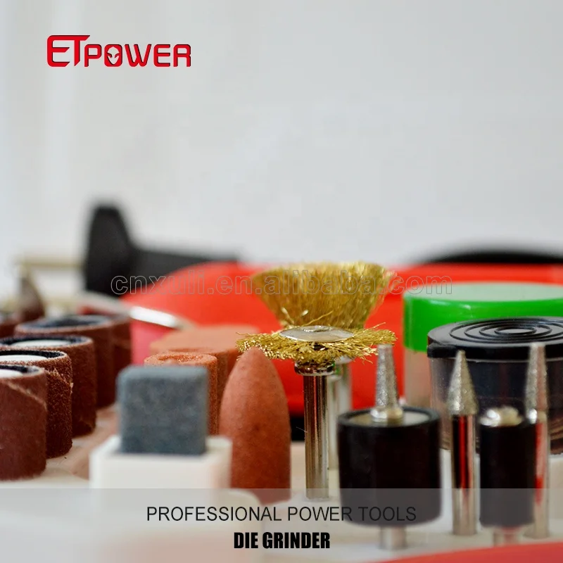 ETpower Engraving Tool Grinding Polishing Rotary Tool Kits 180W 6 Speed Die Electric Grinder Set