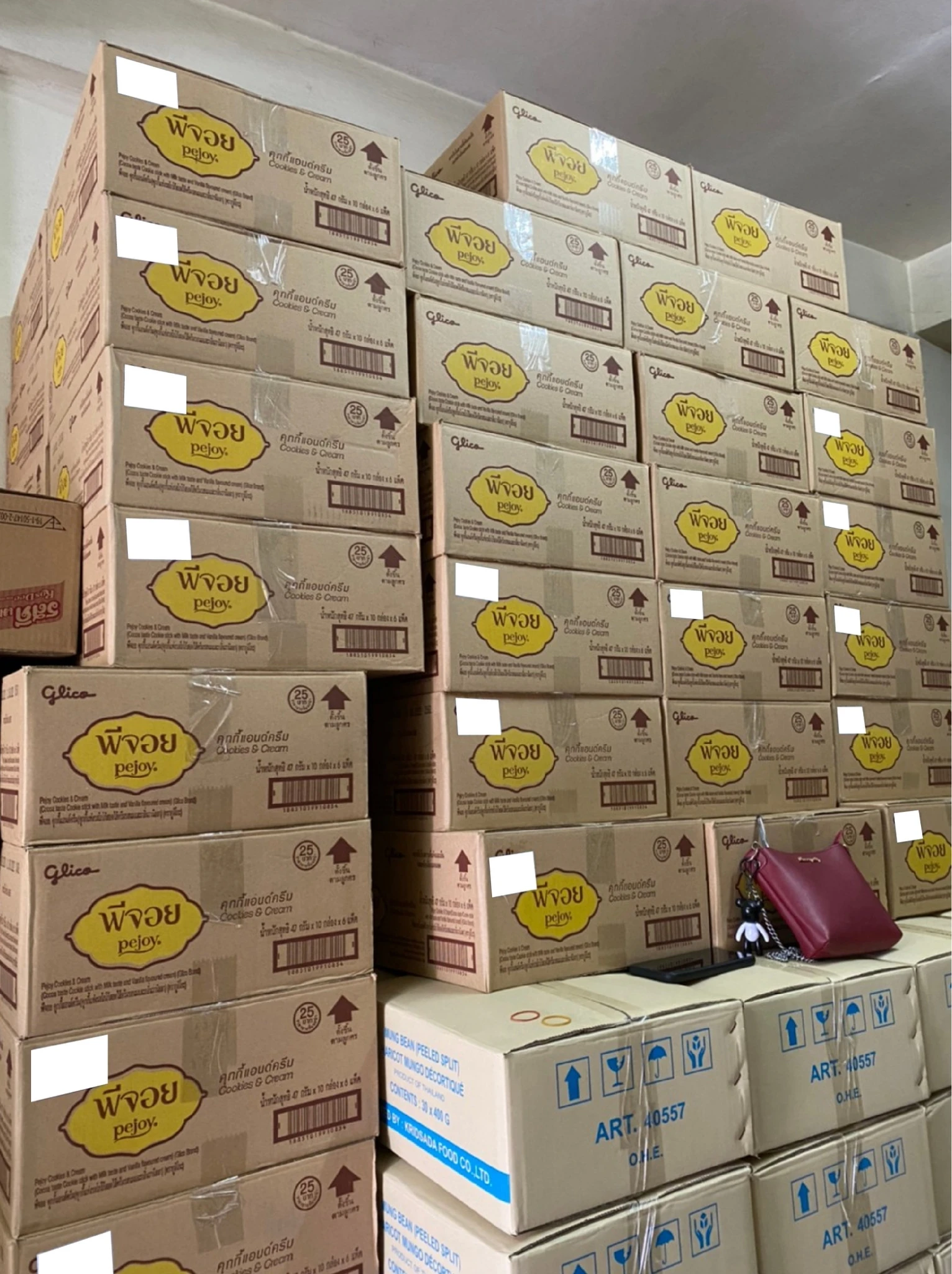 Wholesale Pejoy Chocolate Biscuit Stick Thai Snack Biscuit Stick High Quality 47G.