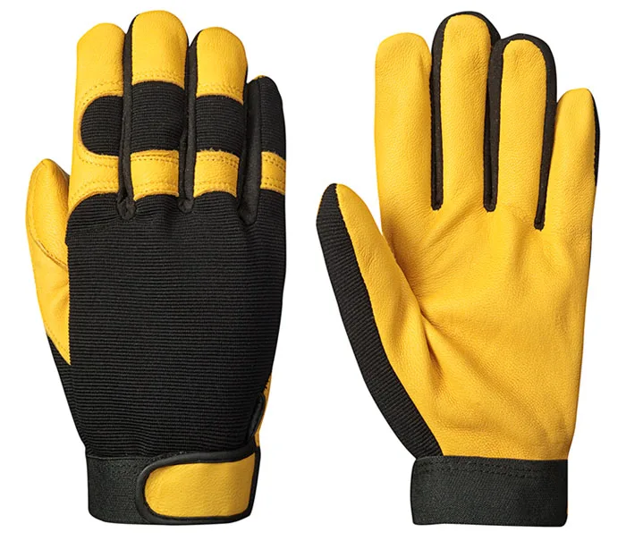 Good Quality Custom your own design Mechanic Gloves Manufacturer low price all solid colors organic material Mechanic glove