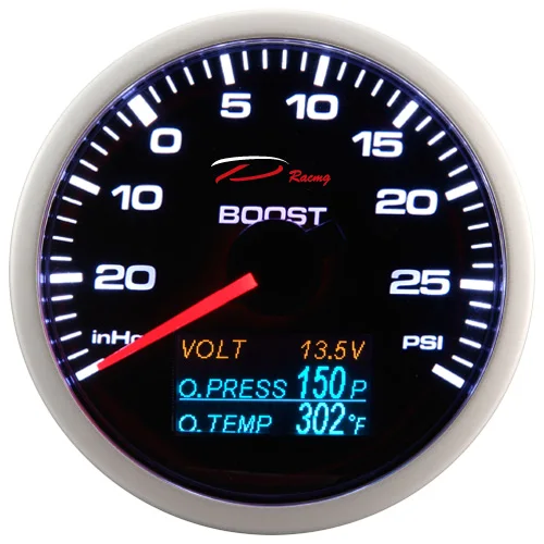  60 мм 4in1 Boost комплект плюс OLED DC 12 вольт датчик давления масла Датчик