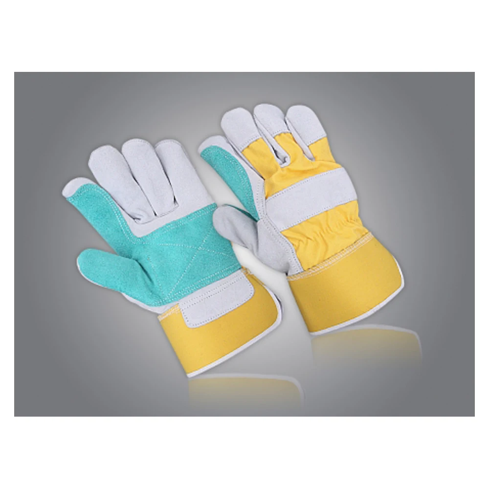 Hot Sale Custom Made Industrial Safety Canadian Work Gloves Working Leather Rigger Working Heavy Duty Gardening Haulage Gloves
