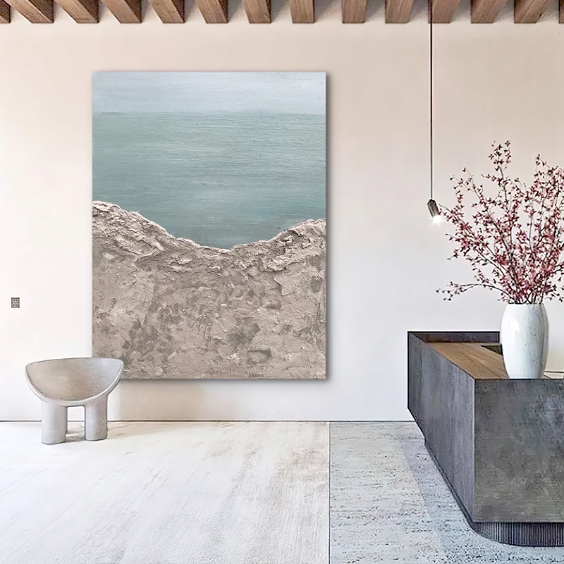 Абстрактная Современная Настенная живопись на заказ китайская оригинальная ручная роспись холсте масляная настенное украшение для отеля и дома