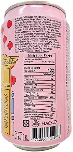 Океанская бомба со вкусом сияющей воды персиков