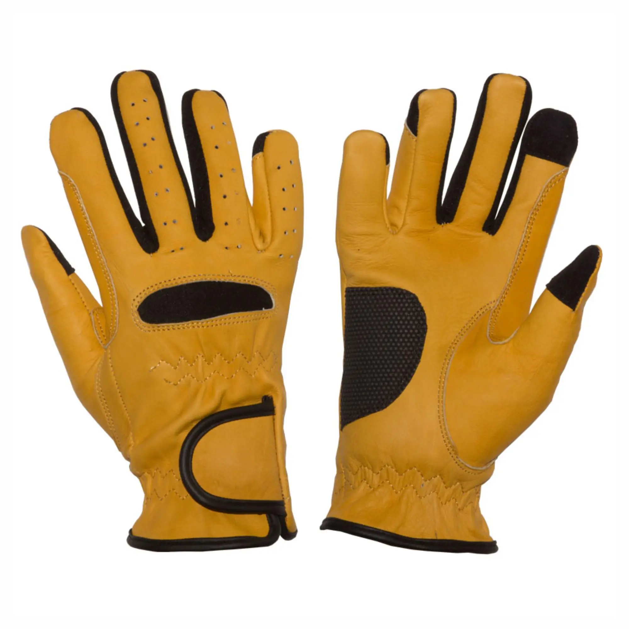 new Super soft cabretta leather horse riding gloves / New design Breathable riding gloves equestrian