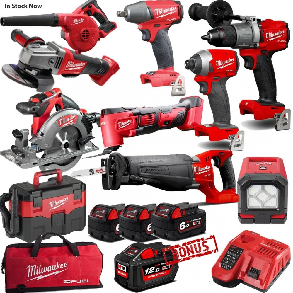 
BUY 2 GET 2 FREE Genuine MilWauKees_2695-15 M18 2896-26 M18 FUEL 18V Cordless Lithium-Ion Combo Tools Kits 