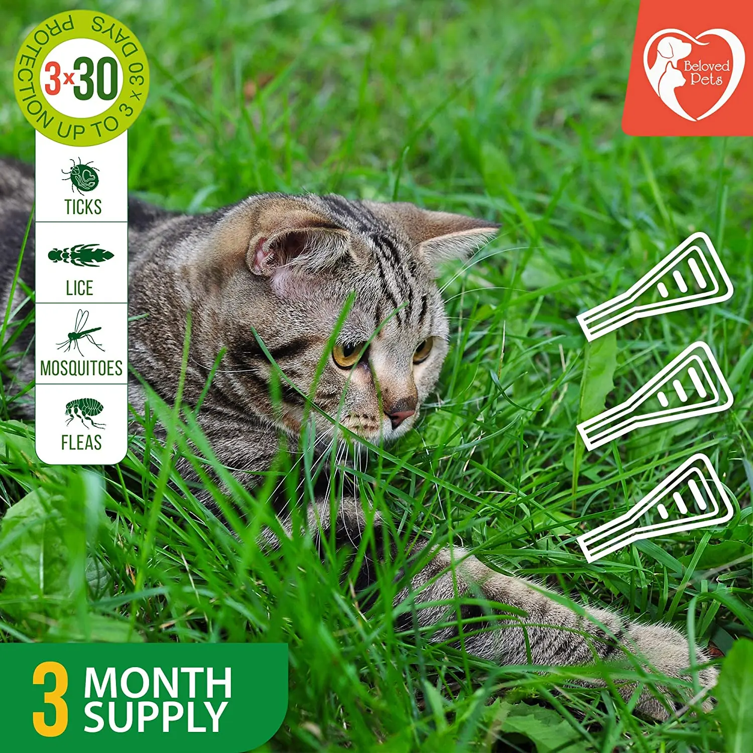 
GreenFort neo Flea and Tick Bio Spot-on For Cats, Rabbits and Dogs Under 10 kg 