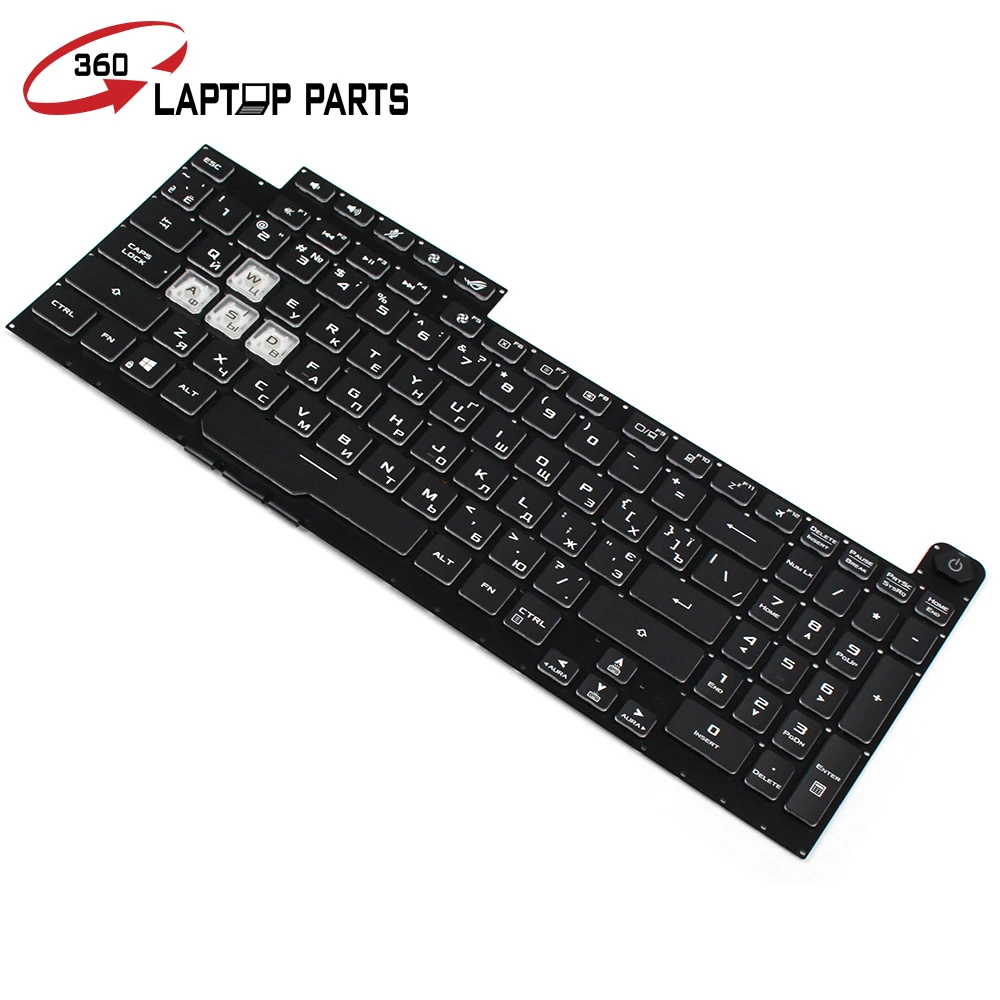 Backlight Replacement laptop keyboard G17 G731 G731GU G731GW series RU Black Notebook Keyboard