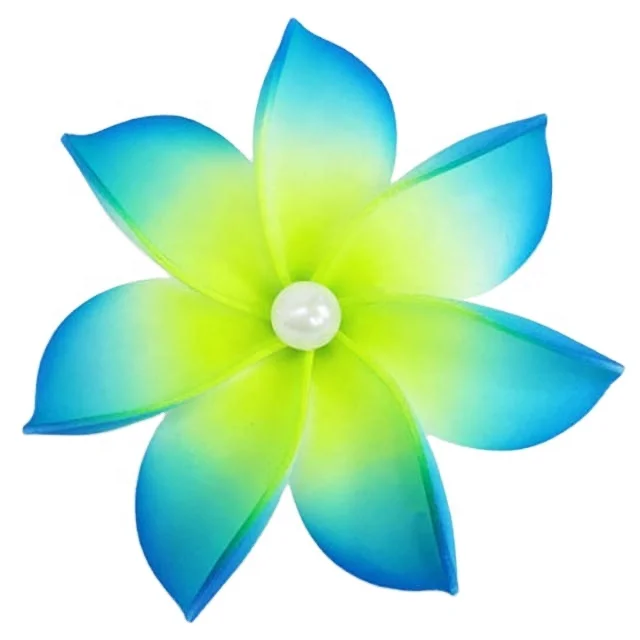Best seller good quality Handcraft Handmade artificial tahitian foam flower with special tattoo and color pattern
