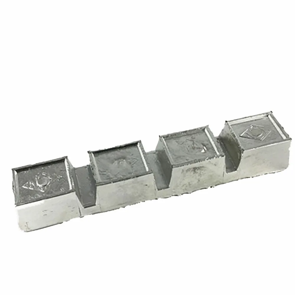 Belmont Lead Free Pewter Gravity Cast 4-5 Ingot Tin 91-93% with Antimony and Copper for Gravity Pour Sand and Cast Iron Mold