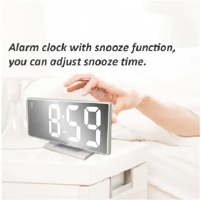 Digital LED Clock design for Home Office Modern Electronic LED Alarm Clock