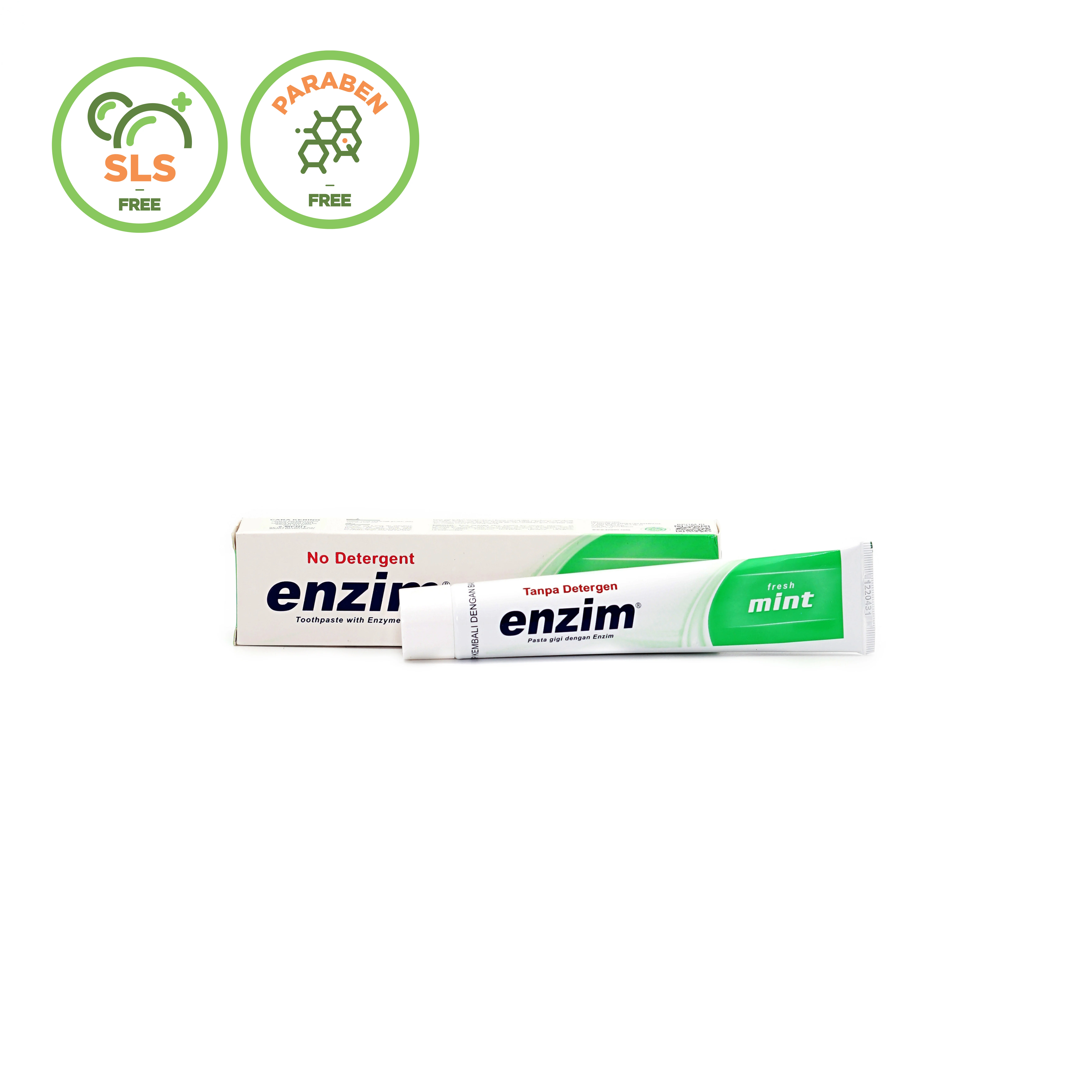 
Зубная паста без моющего средства со вкусом свежей мяты 100 мл/124 г помогает избавиться от язв во рту и неприятного дыхания по оптовой цене 