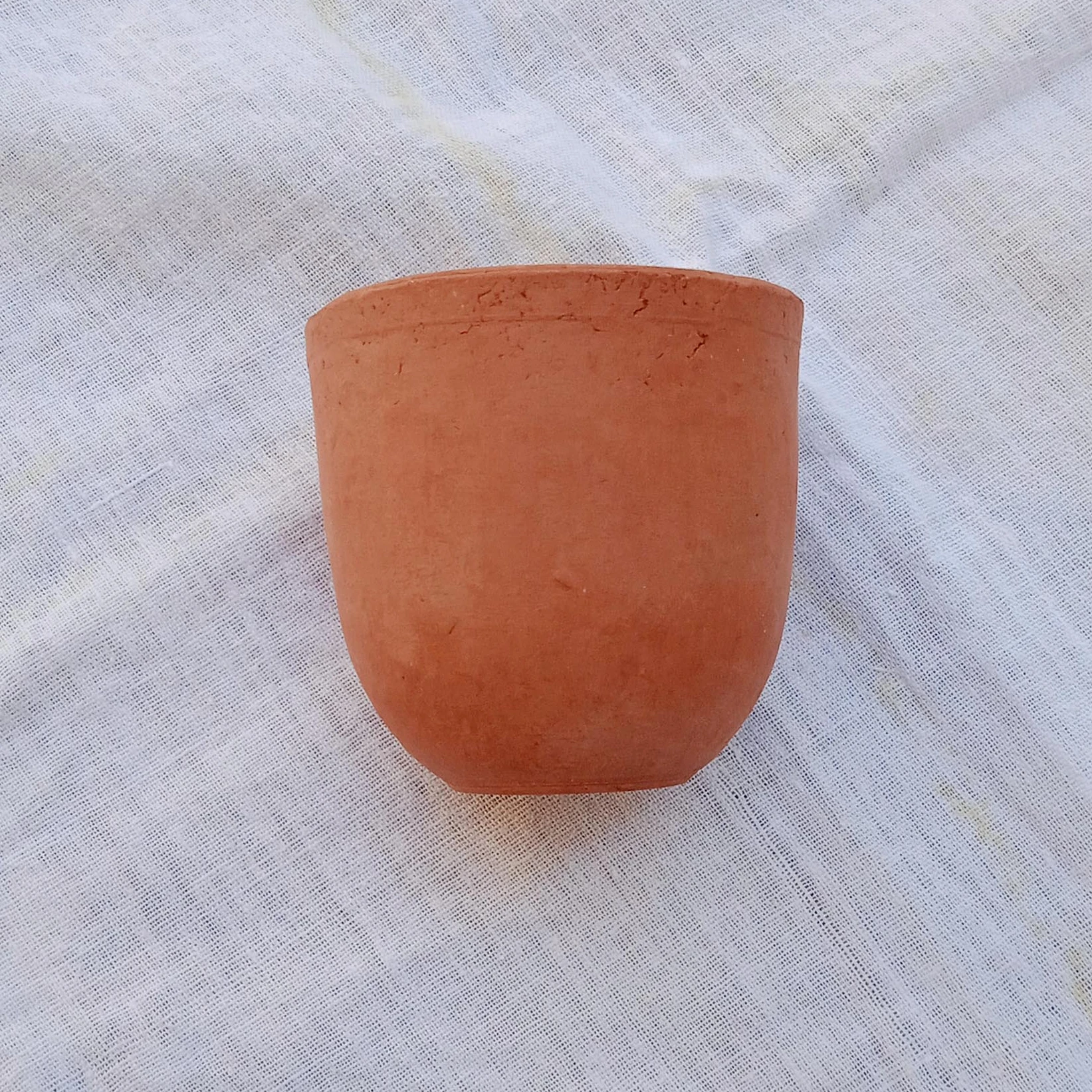 New Design Handmade Clay terracotta round eco friendly Tea Cups for tea coffee lassi kulfi dessert milk kullad kulhar 100 ml