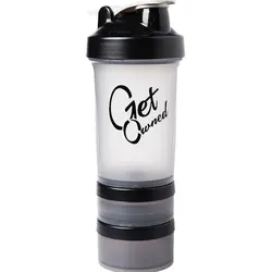 Custom Logo Drinking Powder Clear Anytime Fitness Sport Plastic Gym Water Mixer Protein Bottle Shaker