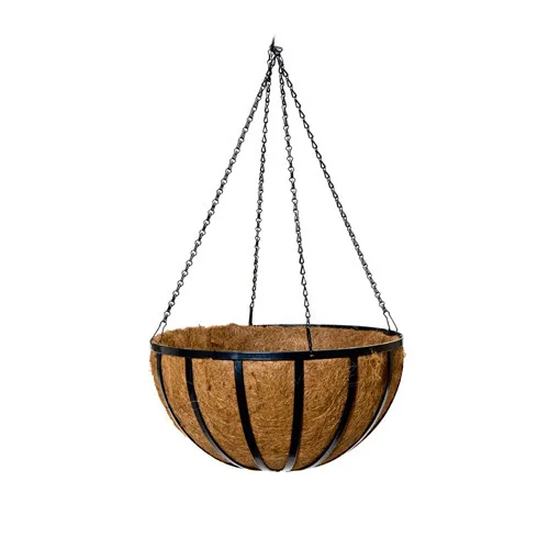 Wholesale Hot Sell12 inch coco hanging basket planter pot coco Hanging Storage Basket