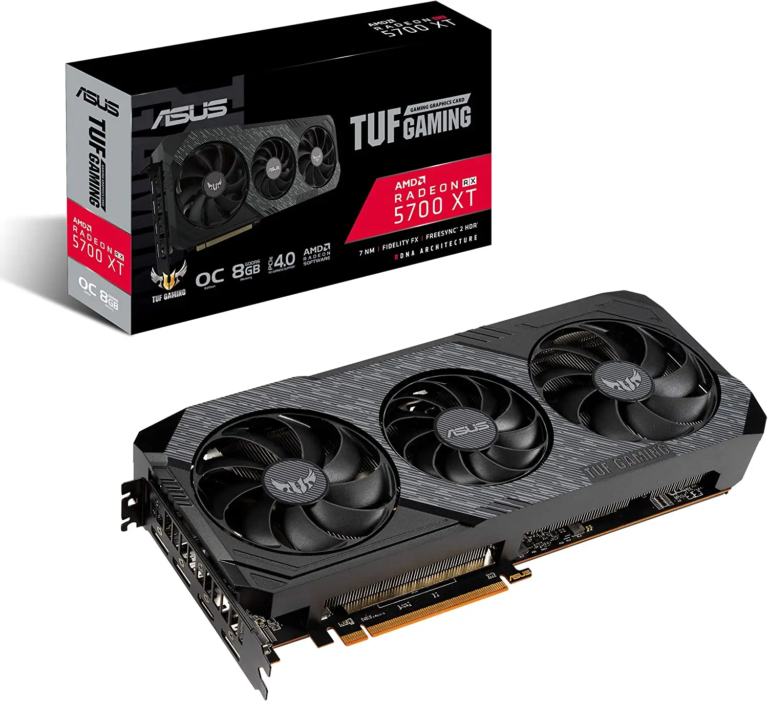 Best Offer For-A-A S U S AMD RADEON 5700 XT GDDR6 256bit Graphics Cards RX5700 XT GRAPHICS CARD NEW WITH WARRANTY