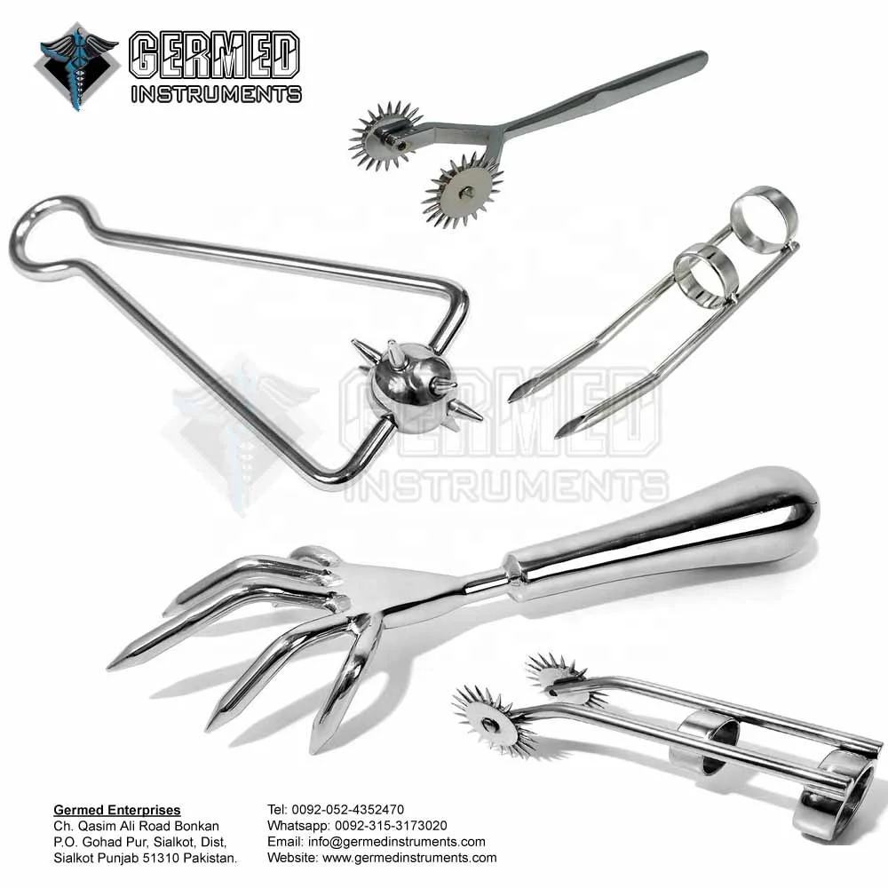 Wartenberg Pinwheel Dual 2 Row Medical Diagnostic Sensory Nerve Testing Neurological Simulator Tool Heads