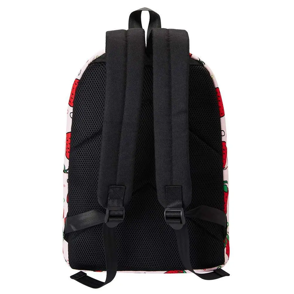 Strawberry school backpack school backpack girl school bag backpack