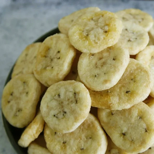 100% natural sweet Fried banana chip