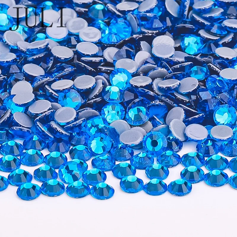 SS6 10 12 16 20 30 акриловый камень головистой формы стеклянные стразы гладить на оборотной стороне Стразы с прямой основой обувь украшением в виде кристаллов для одежды