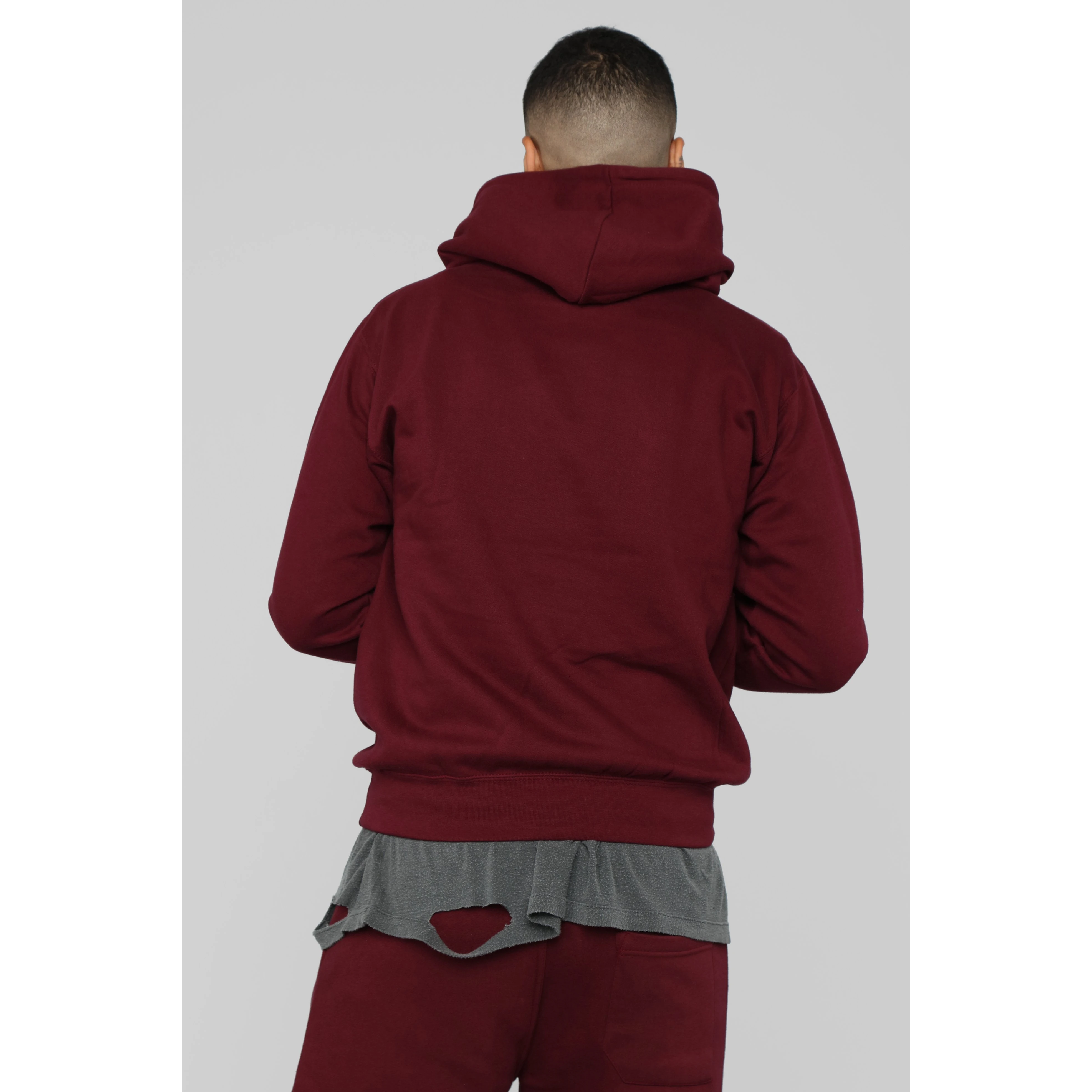 
2021new sportswear custom logo gym pullover tight fitted tracksuits for men training 