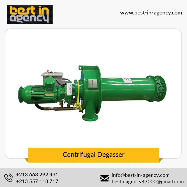 Low Energy Consumption Easy Operational Centrifugal Degasser for Gas Cut Drilling Fluid