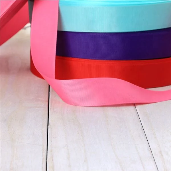 Ribbon factory customize custom printed grosgrain ribbon