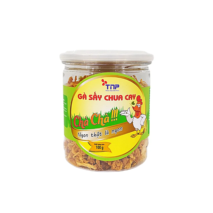 Сушеные острые и кислые измельченные курицы, вкусные сушеные острые и кислые курицы, горячие МЯСНЫЕ ЗАКУСКИ во Вьетнаме