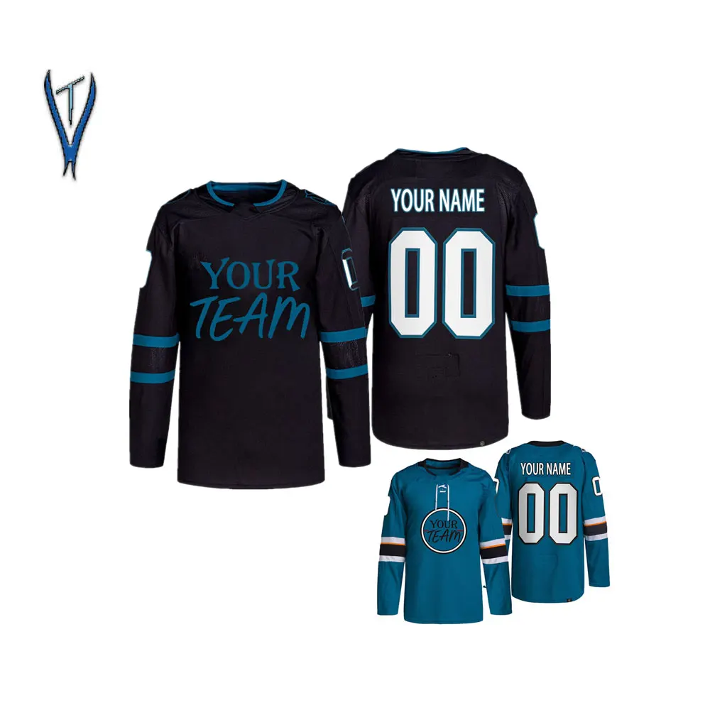 Beautiful design Ice Hockey Wholesale 100% Polyester Breathable Quick Fit Custom Ice Hockey