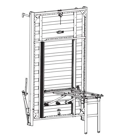 Smart furniture mechanism hidden bed mechanism for wall bed table