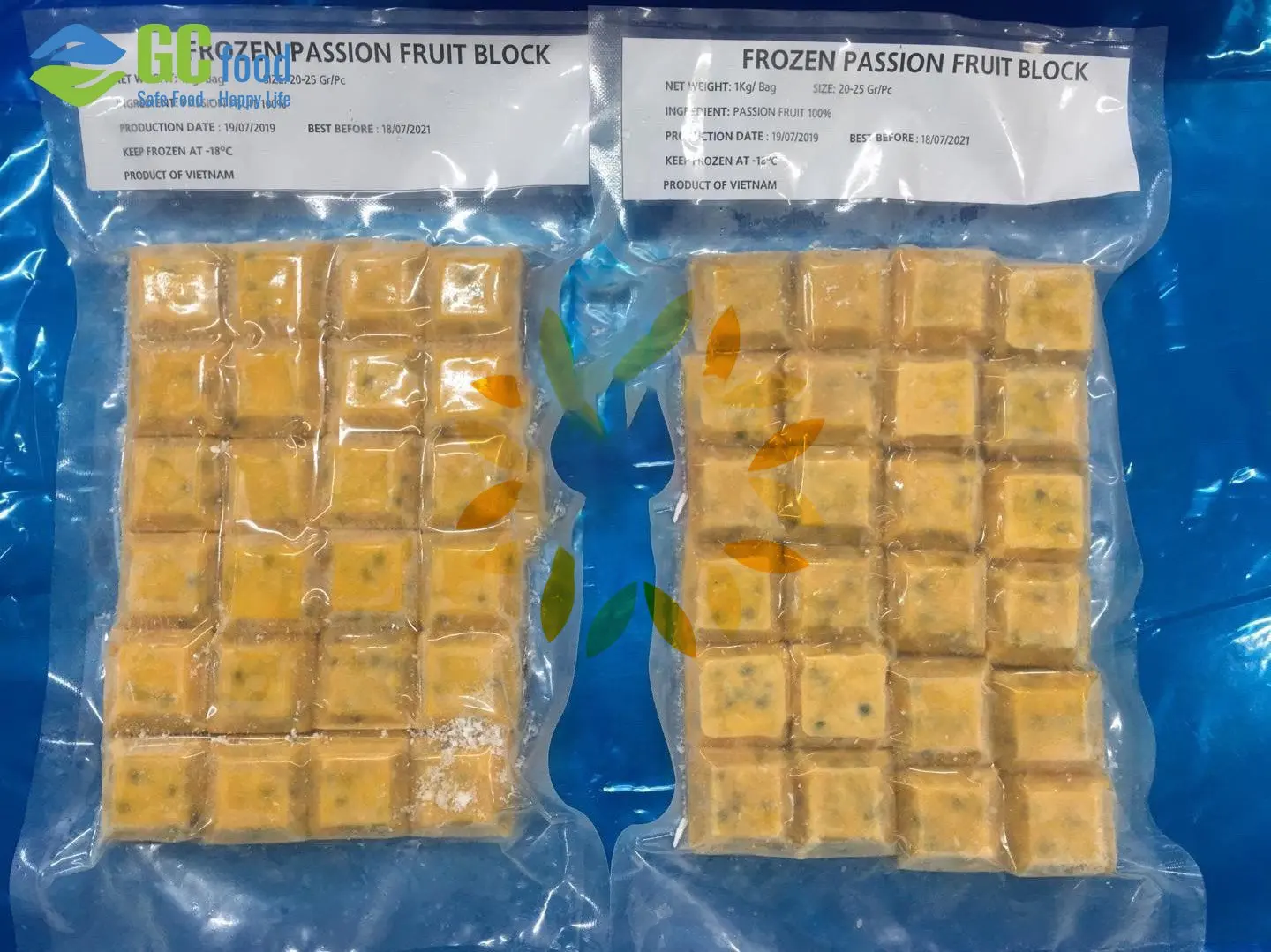 Best quality Frozen passion fruit with 12 months shelflife - Passion fruit puree cube - Passion fruit seed