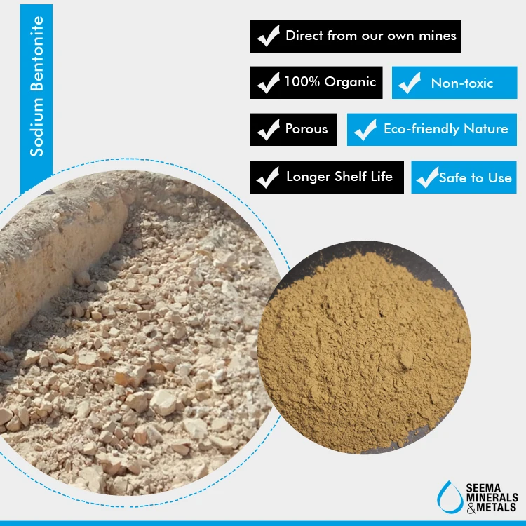 2021 Top Most Selling 100% Natural Sodium Calcium Bentonite Clay Powder