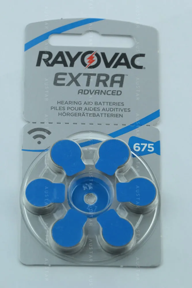  Rayovac hearing aid batteries 10 13 312 675 Non-rechargeable battery for