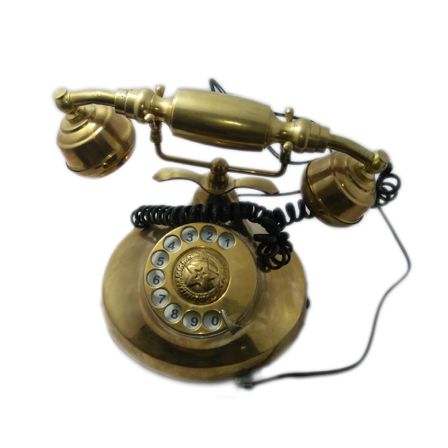 Vintage Telephone Design With Industrial Quality Solid Metal Design Telephone And Multiple Colored Finishing Design