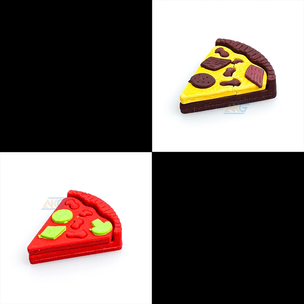 New Custom Pizza Pencil Eraser For Child School